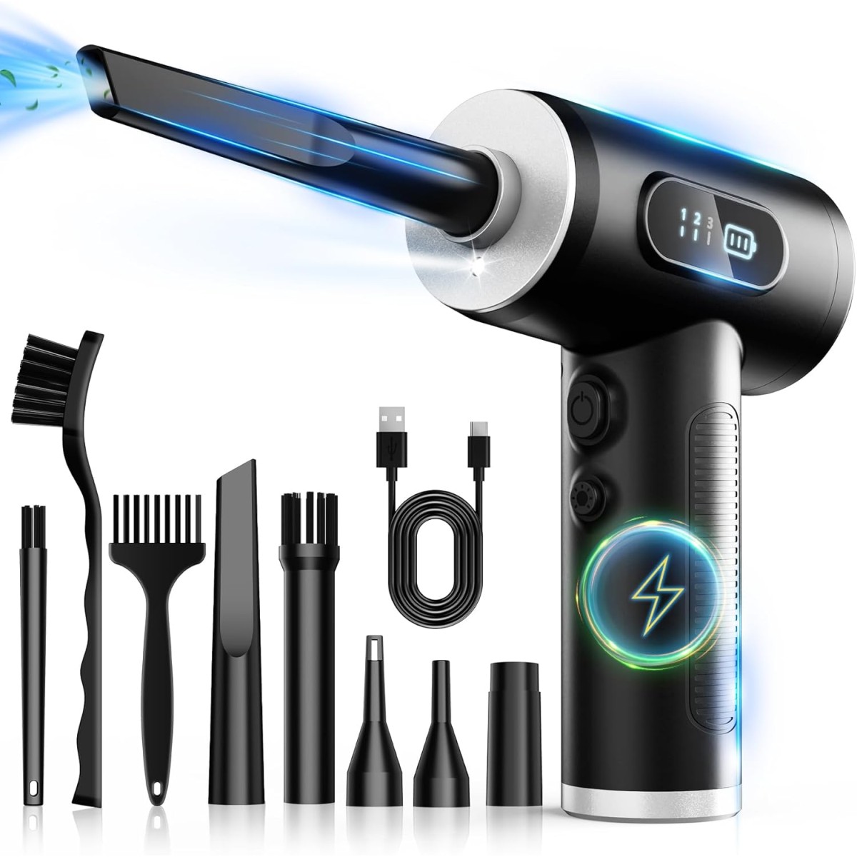 FRESMOL Electric Air Duster - Black